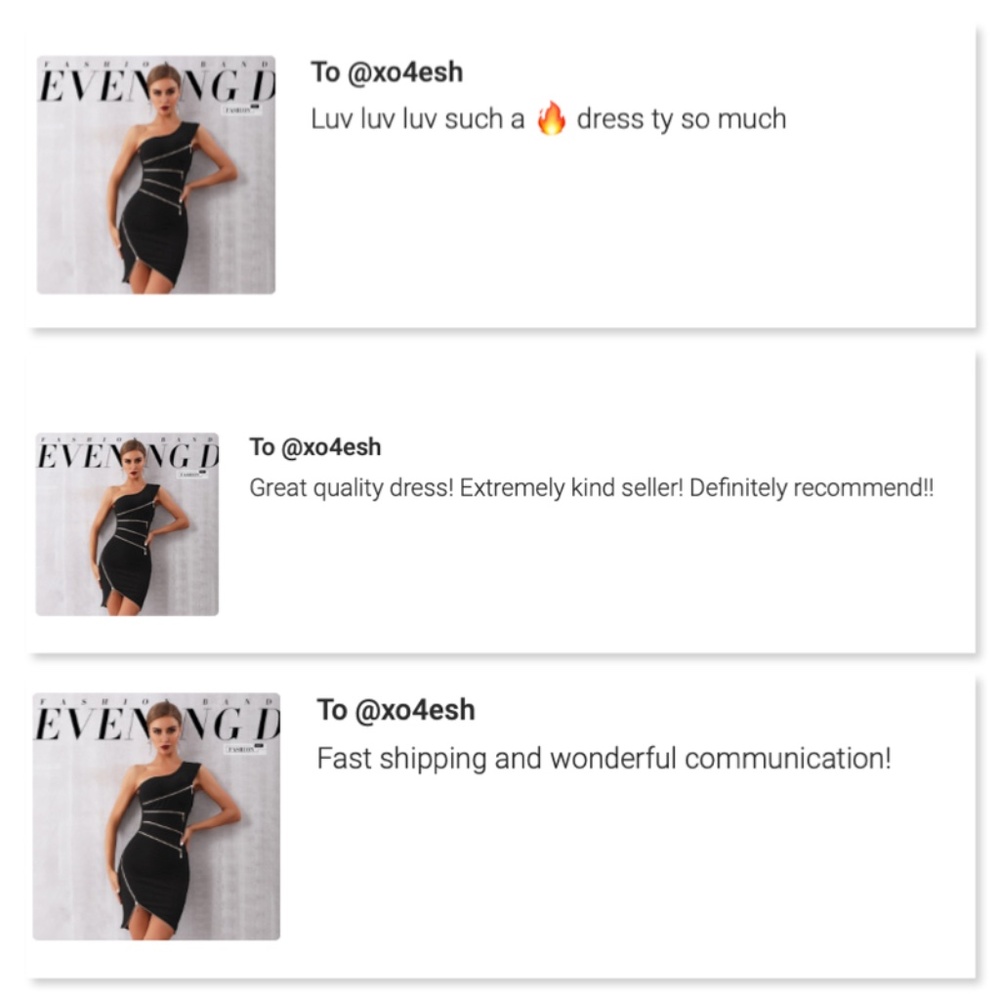 🎥 Bandage Zipper Detail Asymmetrical Mini Dress - Picture 9 of 11